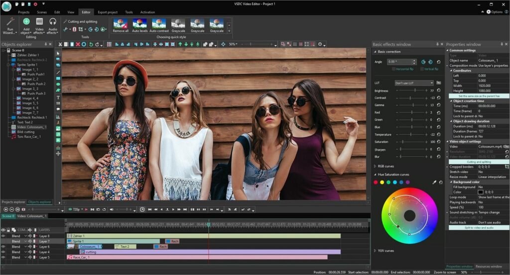 VSDC video editor