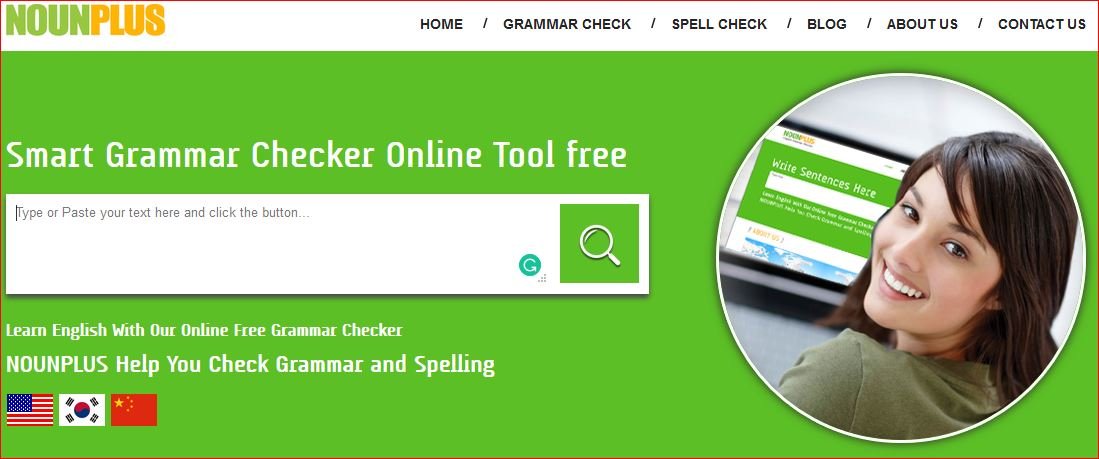 NounPlus smart grammar checker online tool for free