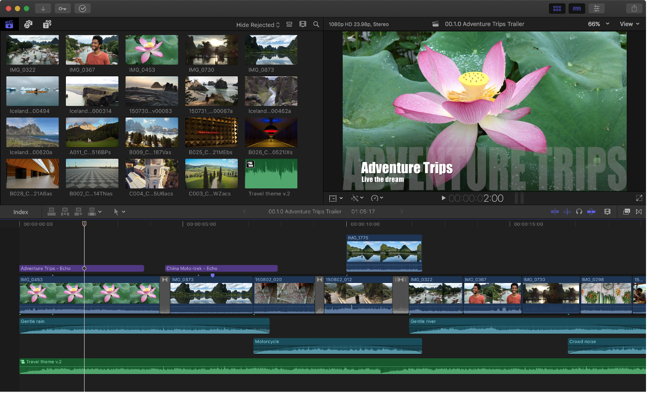 FInal Cut Pro Best Video Editing Software for MAC