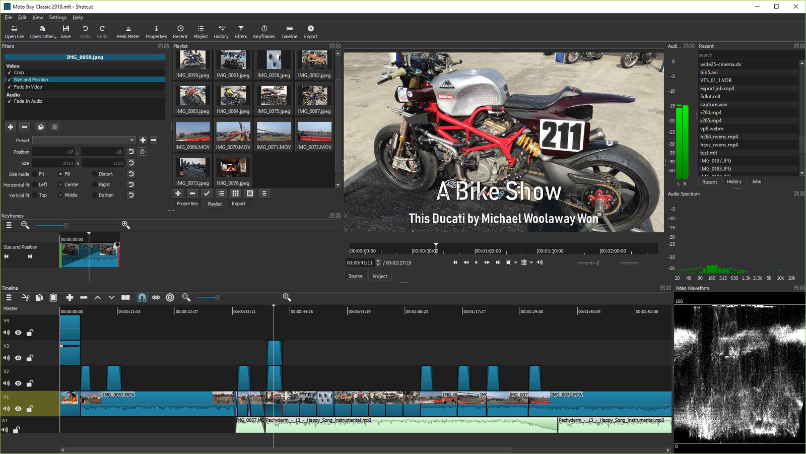 ShotCut a video editor for Linux windows and mac