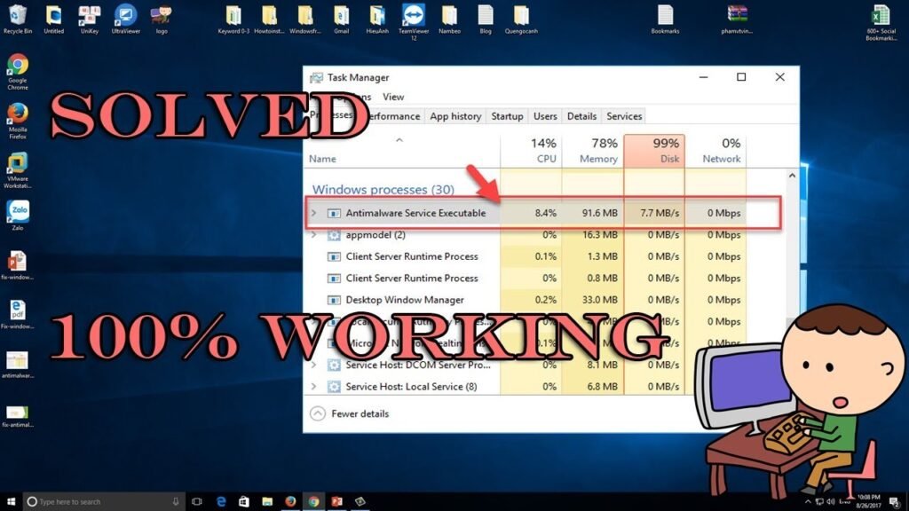 Best *solved* Antimalware Service Executable High Cpu