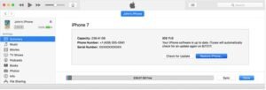 iTunes will start downloading the software for your iPhone.