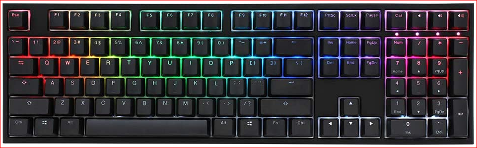 Ducky DKON1808ST One 2 RGB Full Sized MX Switch Blue