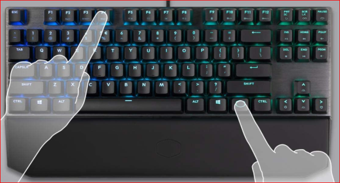 Cooler Master MK730 Tenkeyless Gaming Mechanical Keyboard