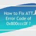 How to Outlook Error Code 0x800CCC0F Solved