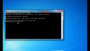 Run a System File Checker Scan