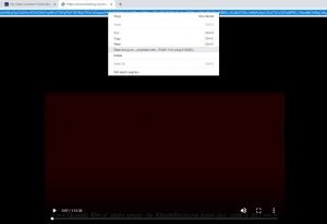Step 3. Open copied video link in new browser window
