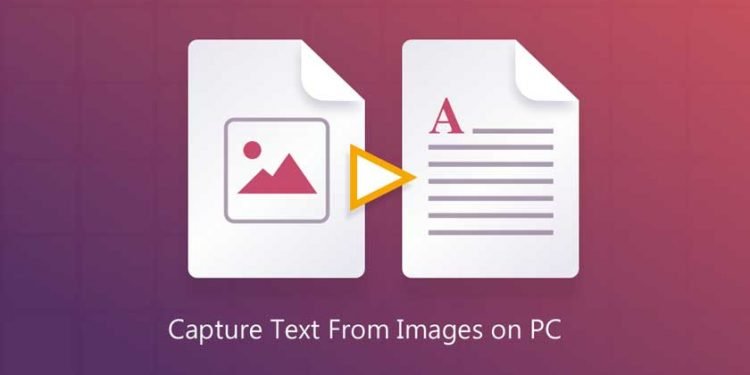 Copy Text From Images on PC