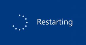 Restart the computer
