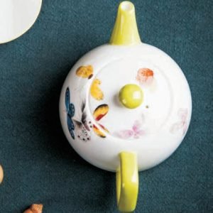Bone China Tea Set Tableware Coffee Cup Art Porcelain Coloured Pottery