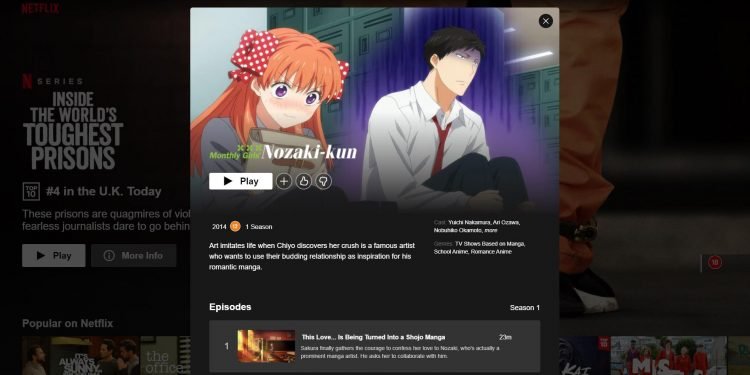 Can I Watch Monthly Girls’ Nozaki Kun on Netflix