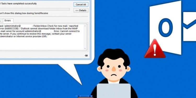 How to Resolved 0x800ccc0e Outlook Error