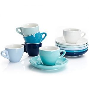 WEIYE mini 90ML cafe milk tea espresso coffee cup and saucer set porcelain arabic tea cups