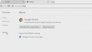 Update Google Chrome