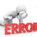 What is Errors and types of errors