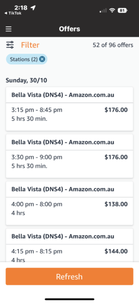 Amazon Flex Delivery Block Finder