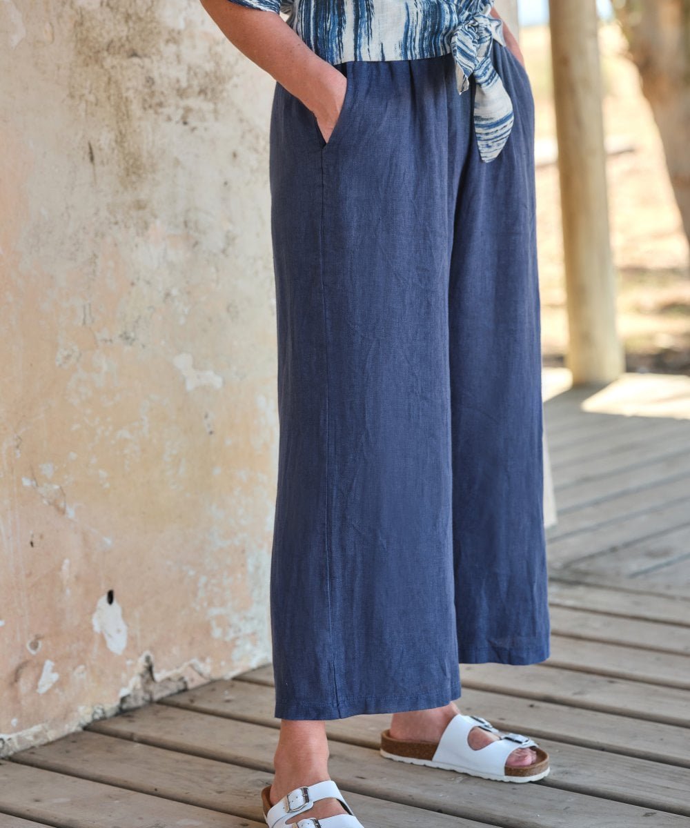 Linen culottes