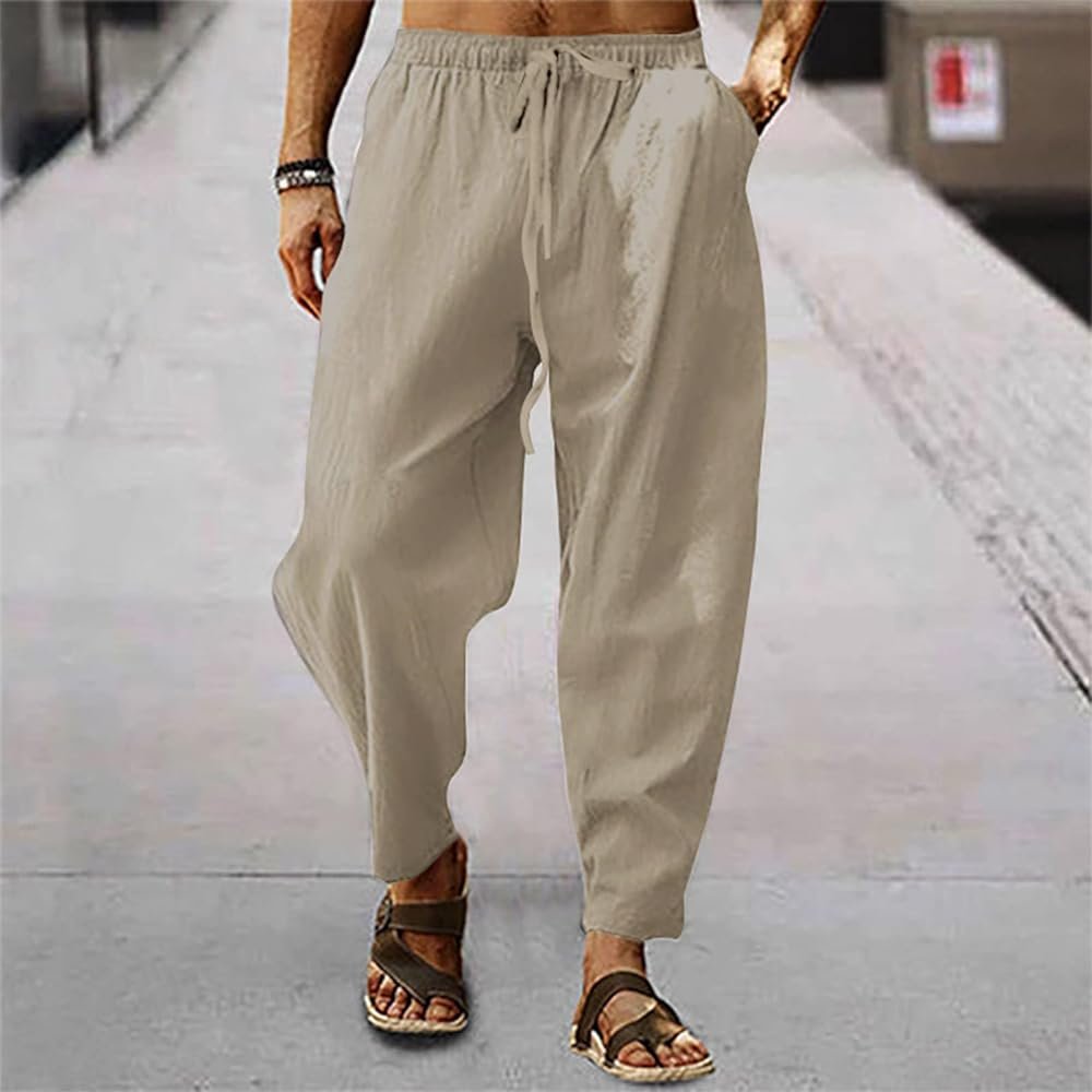 Linen harem pants